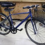 【鍵、オートライト、泥除け、カゴ付きクロスバイク】NESTO　SCORTO-B【カゴは外すこともできます】